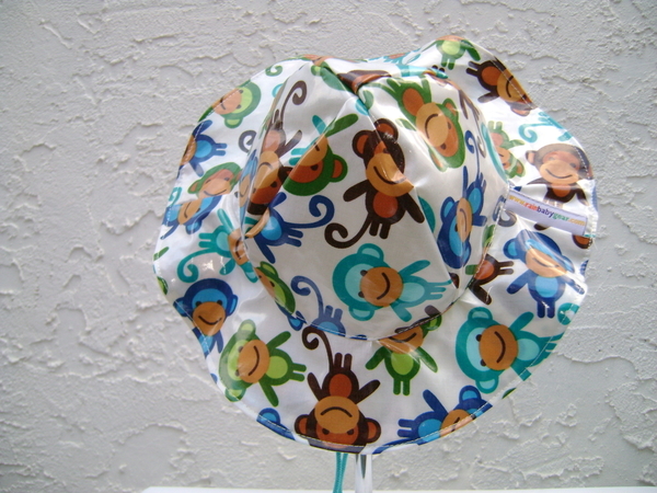 Brimmed Rain Hat for kids, babies, and toddlers | Rainproof kid hat and baby hat