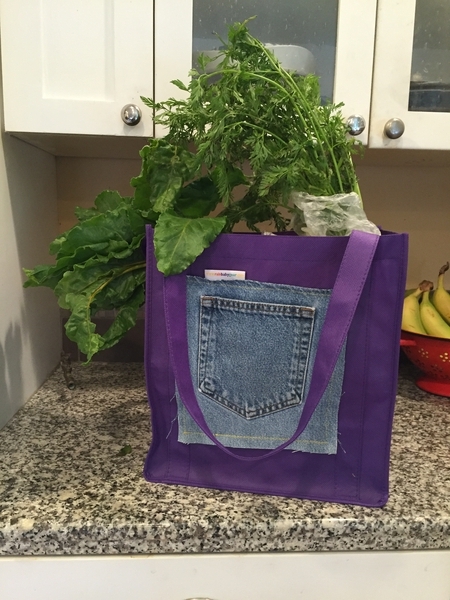 Reusable Grocery Sack with jean pocket | Shopping Bags